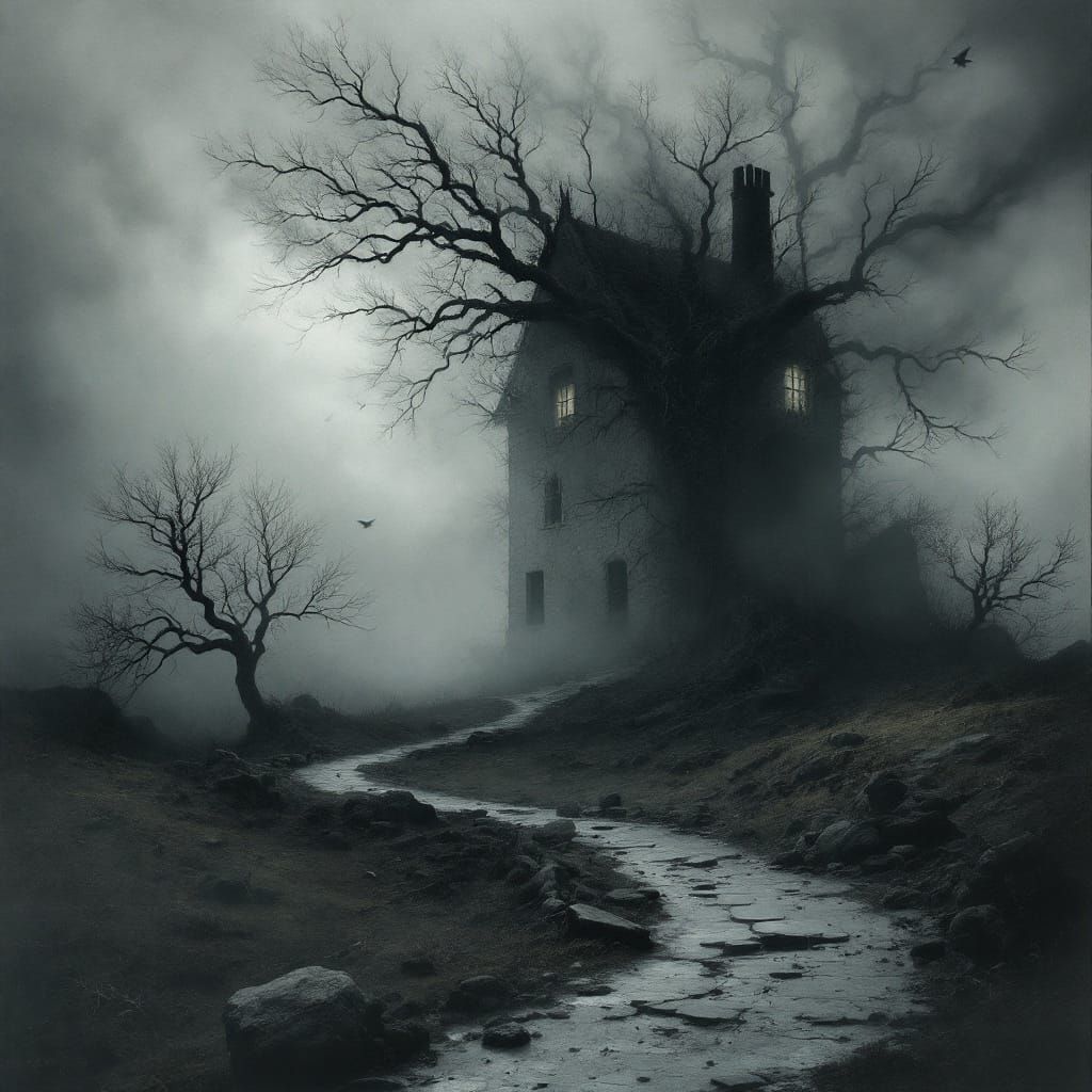 Abandoned House Survives in a World of Shadows and Truth