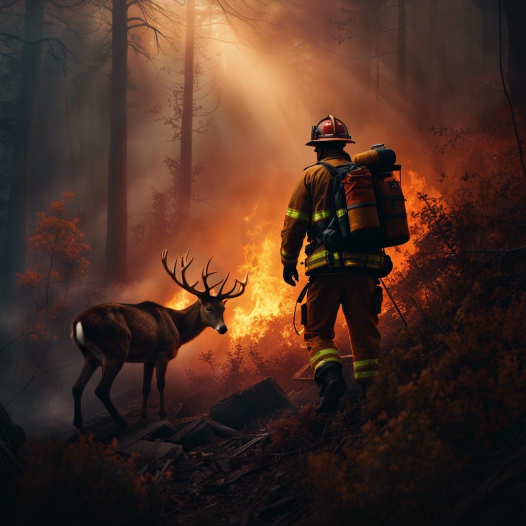 The drama of fire.