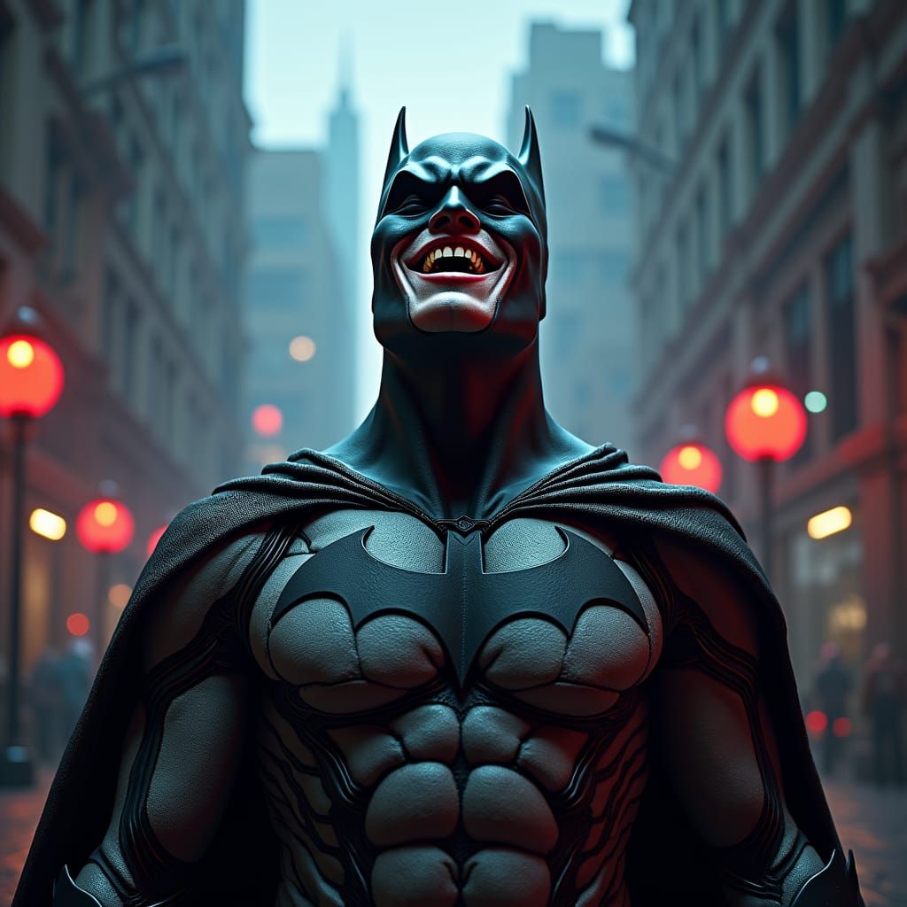 Batman Who Laughs Detailed Matte Painting