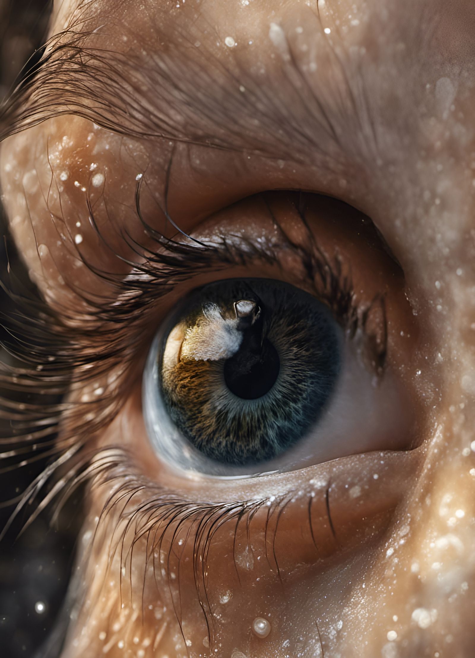 Cosmic Dream: Hyperrealistic Painting in Ultra-Sharp Focus