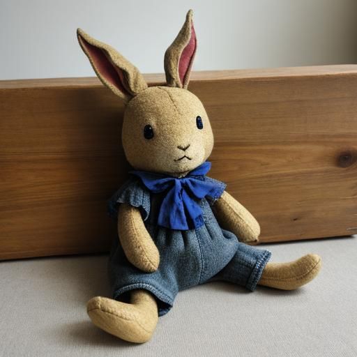 Worn Velveteen Rabbit: A Child's Toy