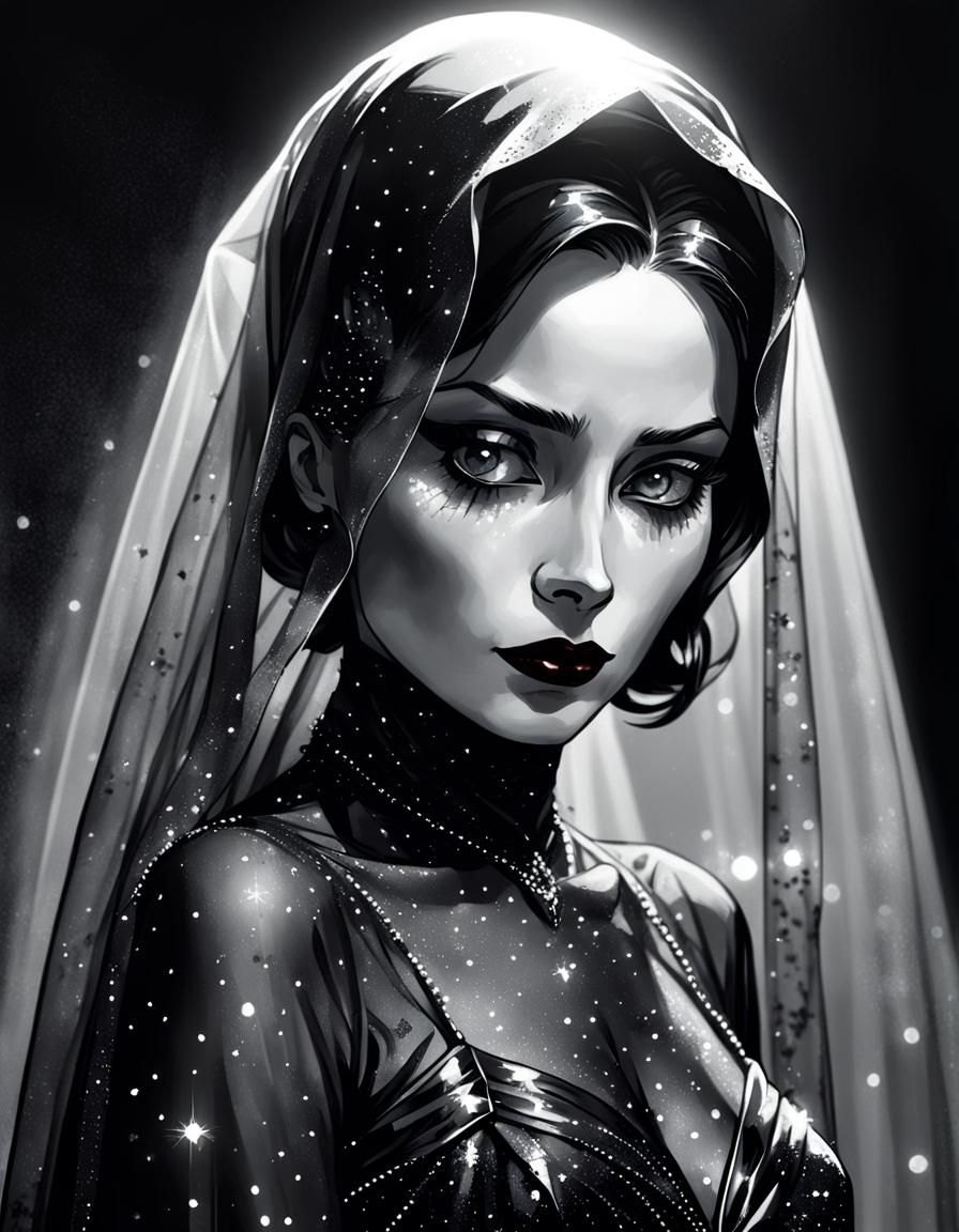 Comic Noir Expressionism Madame X