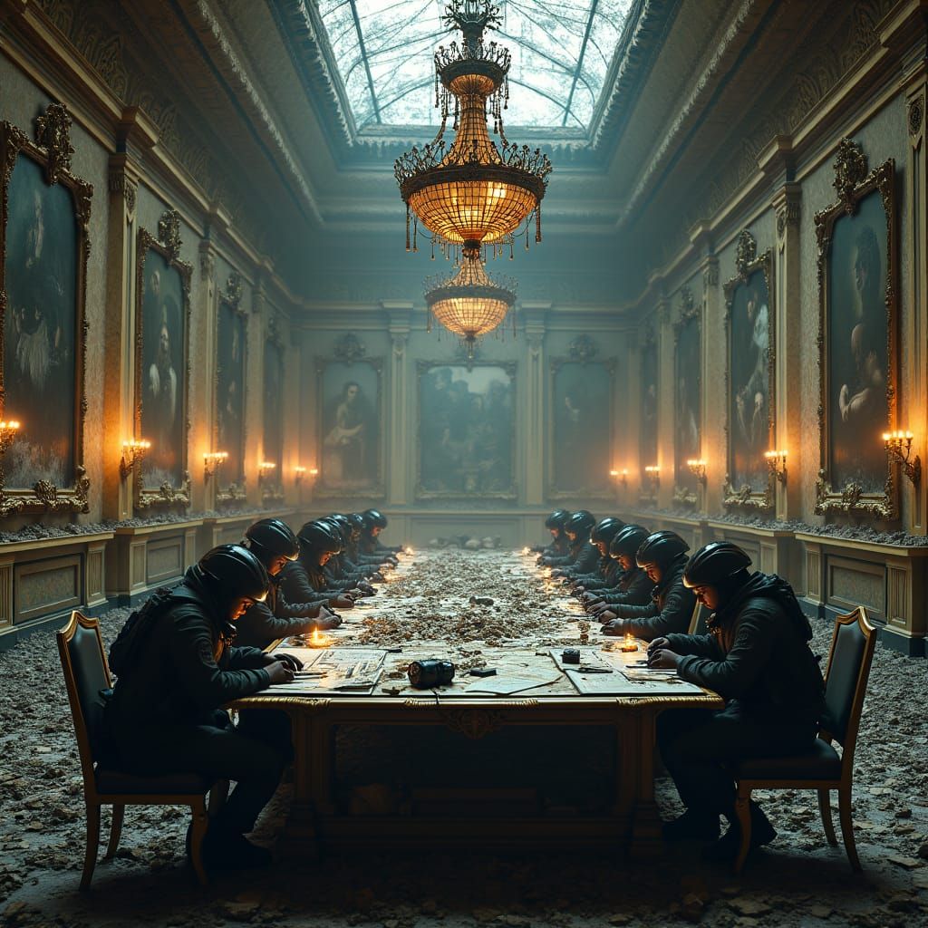 Ruined Versailles: Post-Apocalyptic Operations Center