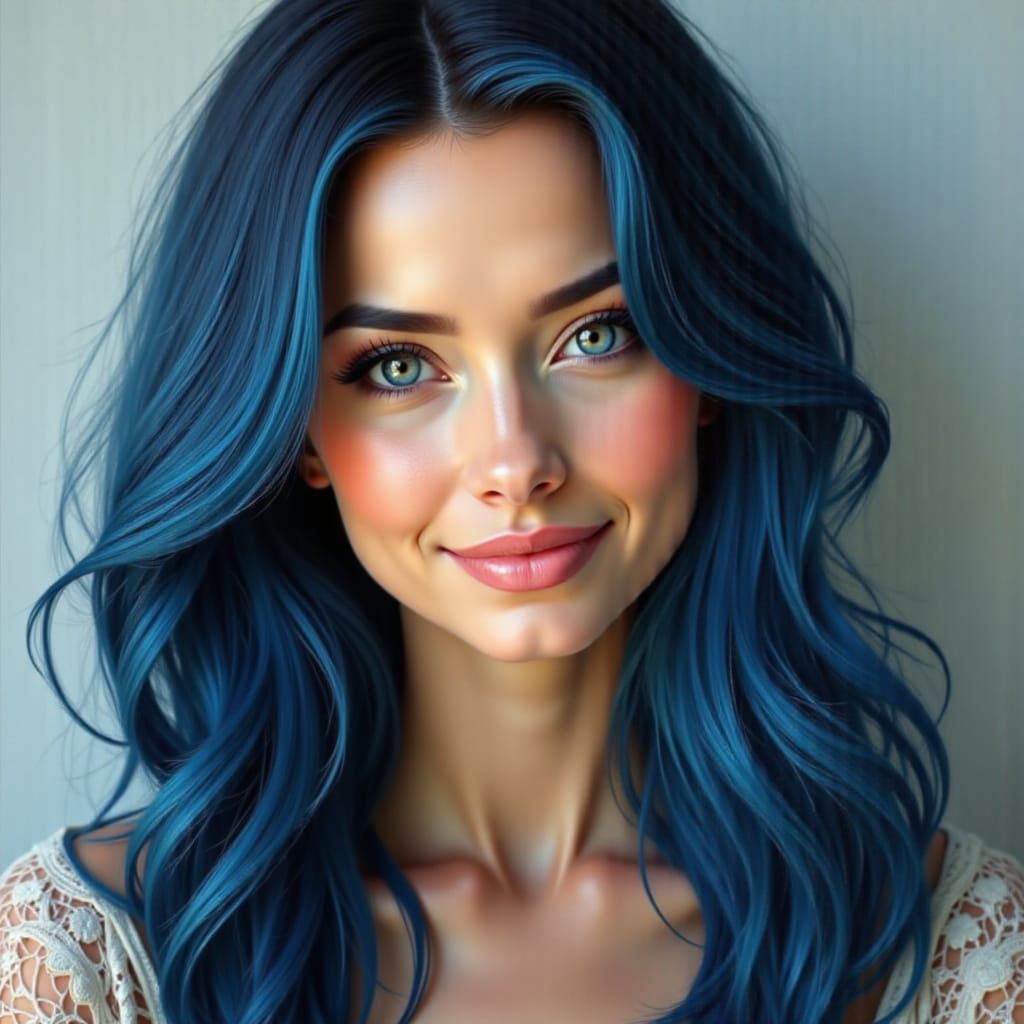 A Muted Goddess Reflects on Inner Beauty