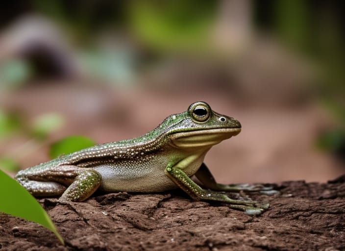 Frogs in Jungle Habitat: Professional Photography
