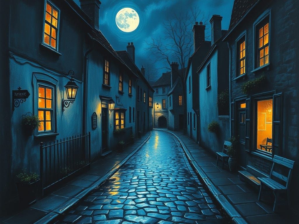 Marne's Passage in the Moonlight