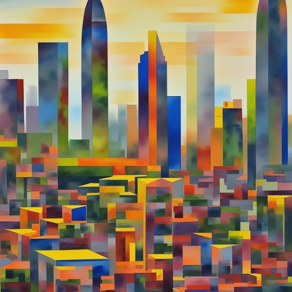 Mumbai Cityscape with Unique Artistic Style