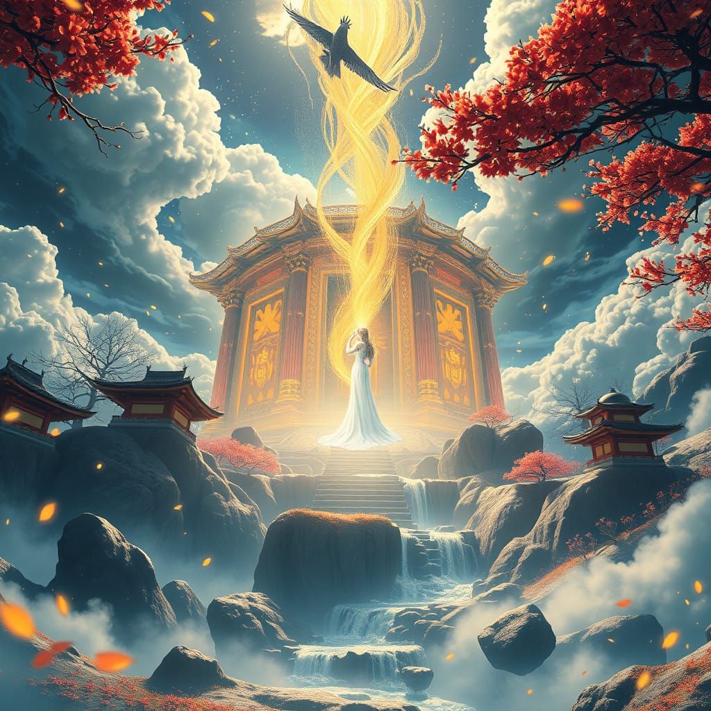 Anime-Inspired Cyberpunk Dreamscape in 8K Resolution