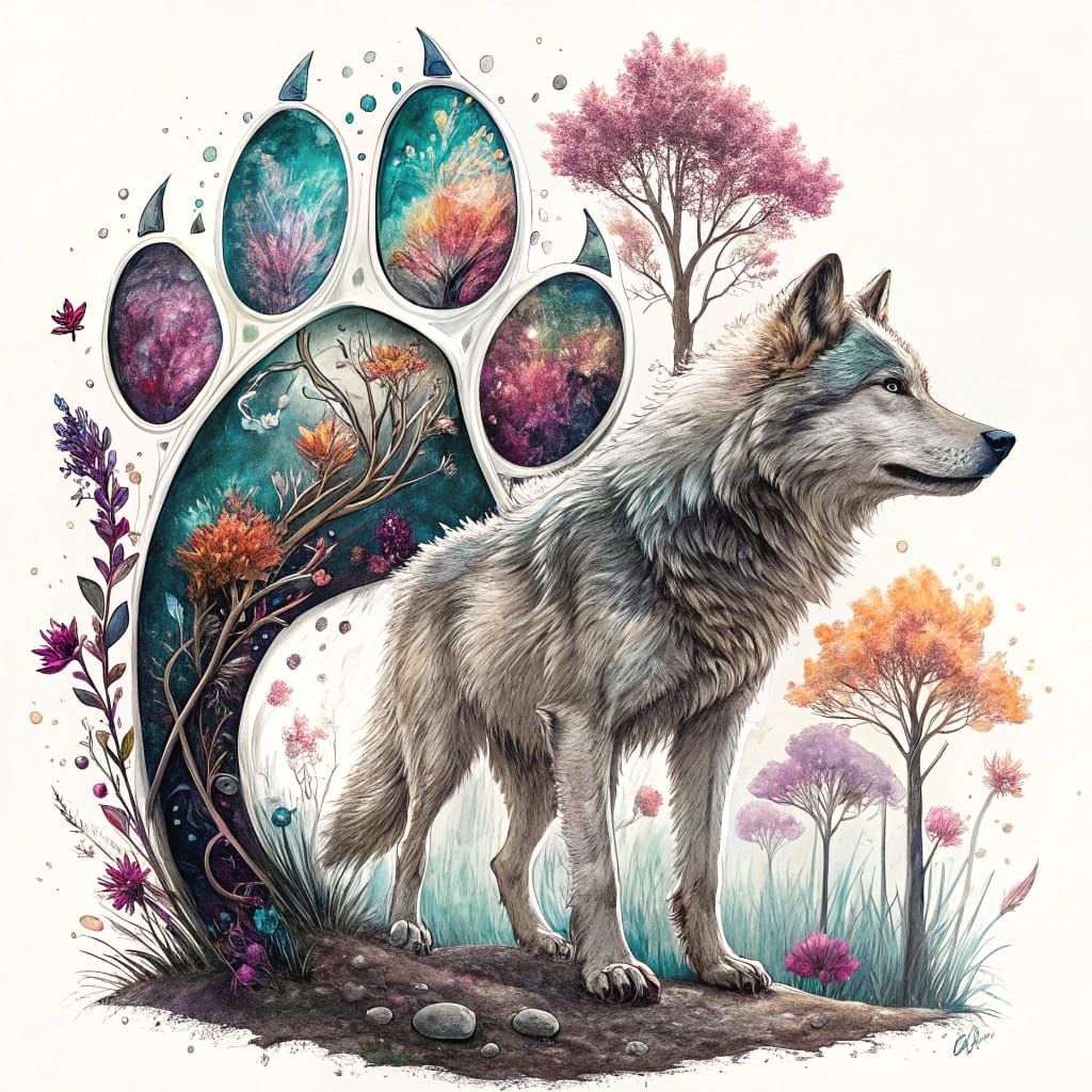 Wolf Pawprint