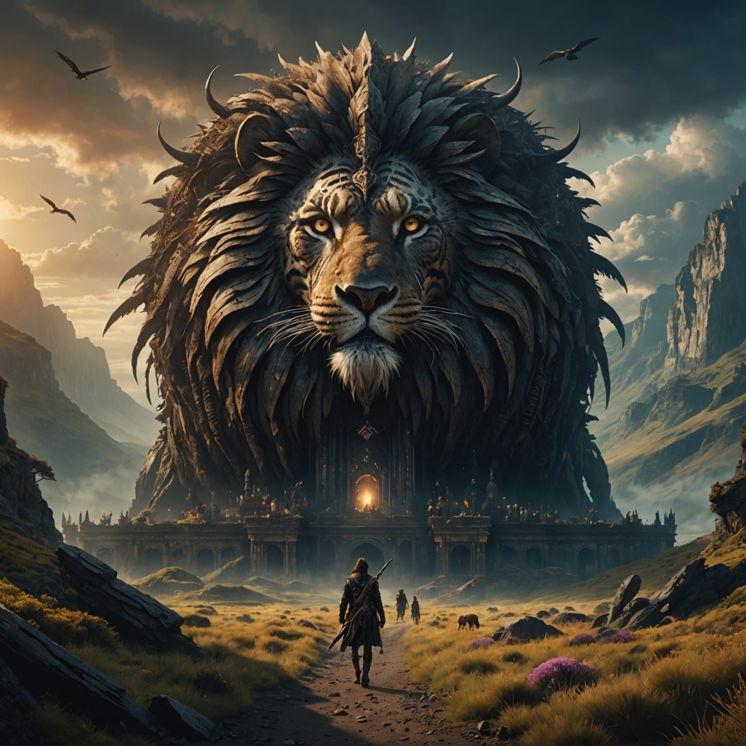 Epic Wild Spirit Digital Painting