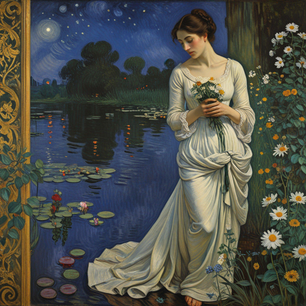 Surrealist Portraits in a Vibrant Impressionist Style