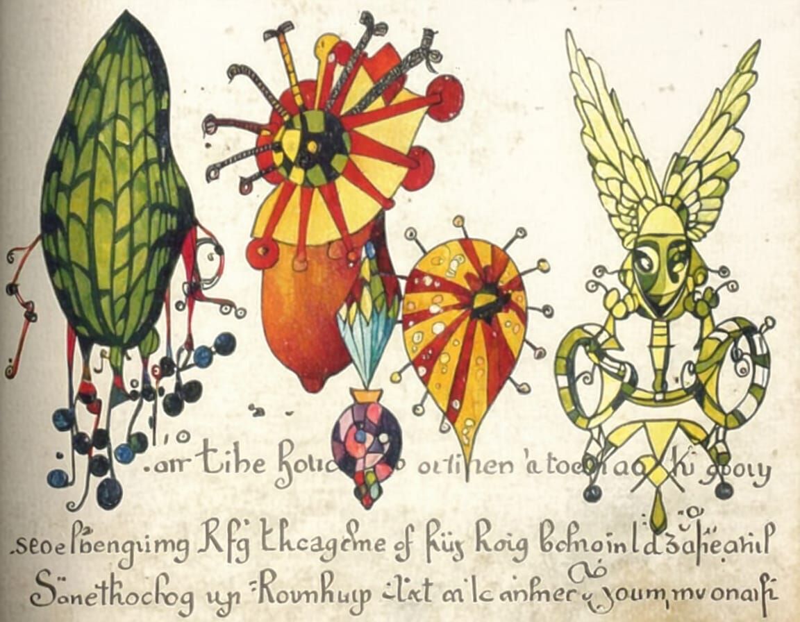 Cryptid Hybrids at Chaotic Acropolis in Bosch Style