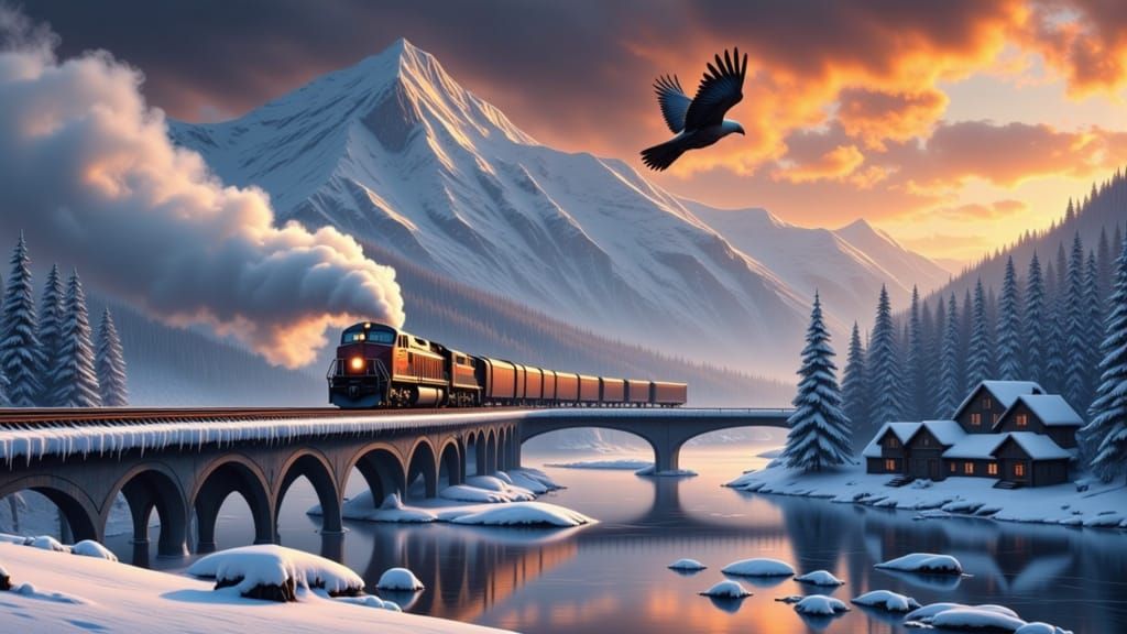 Winter train