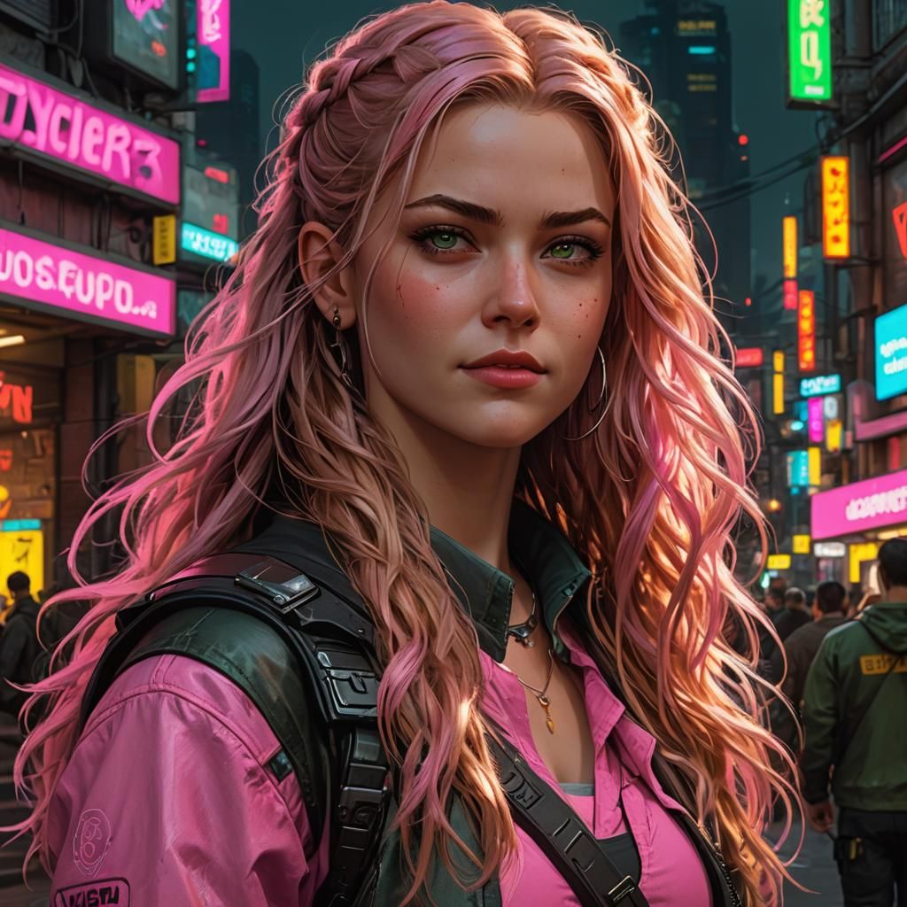 Cyberpunk girl