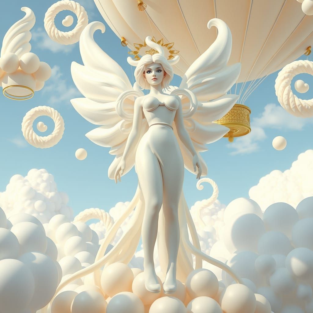 Balloon Seraph in Surreal Balloon World