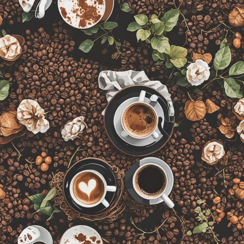 Simple Morning Coffee Cup Still Life