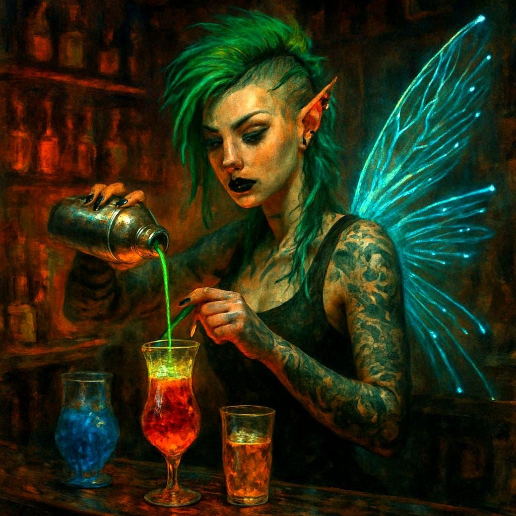 Mixing enchanted cocktails