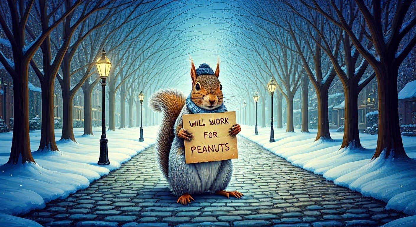 Winter Wonderland in Anamorphic Style