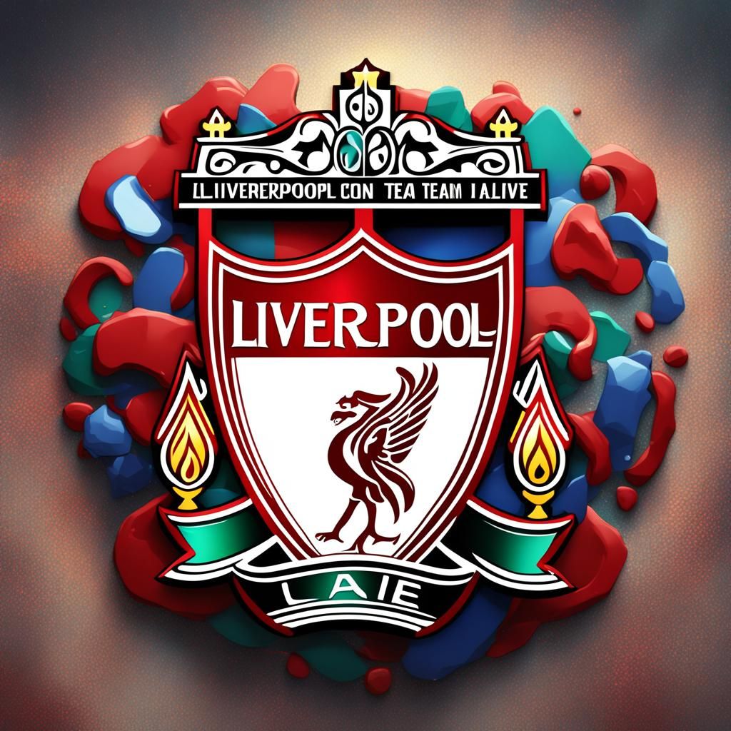 Liverpool Team Badge Alive: Detailed Matte Painting