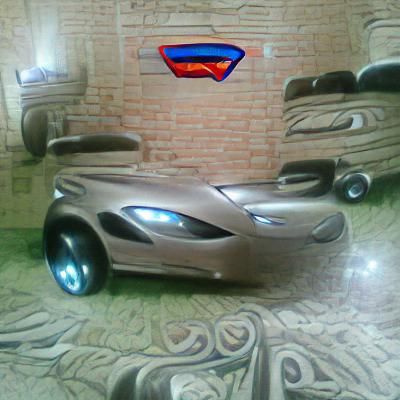 Futuristic Supercar Speeding on Coastal Highway