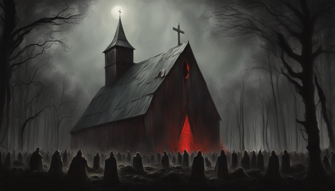 Disturbing Dreamscape: Gothic Horror Scene