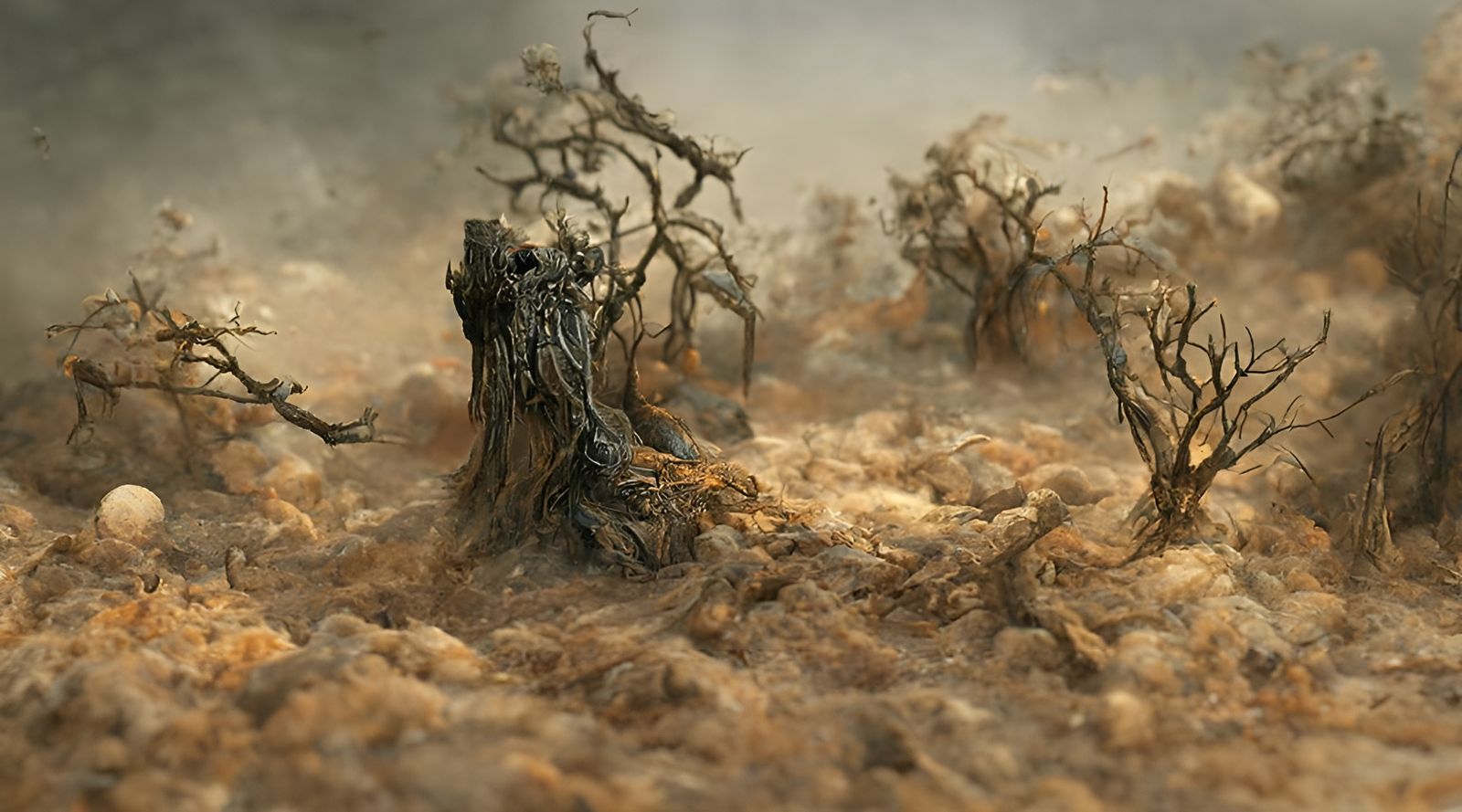 Dead Tree: Hyperdetailed Digital Matte Painting