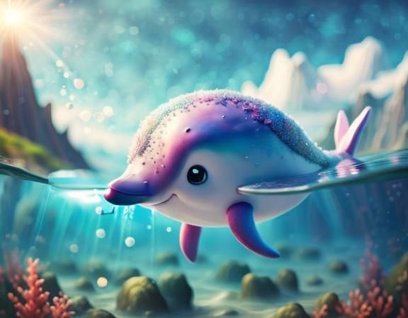 Aww this is cutest dolphin🐬