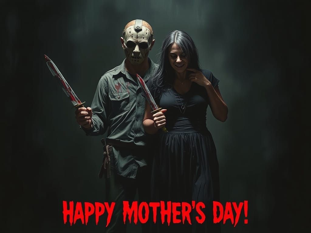 Jason and Mother: Horrorcore Style with Bloody Knives