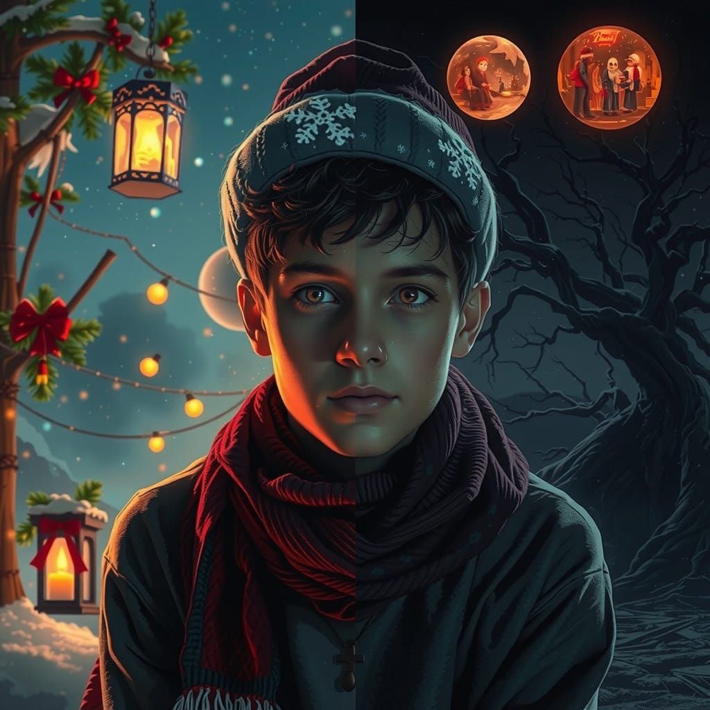 Hope and Despair in a Haunting Christmas Scene