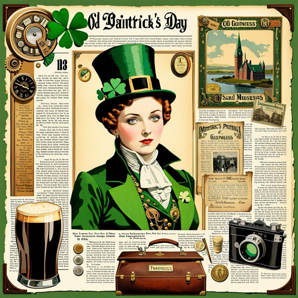 Whimsical Steampunk Saint Patrick's Day Memories