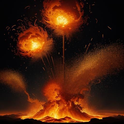 Figure Engulfed in Flames: Hyperrealistic Concept Art