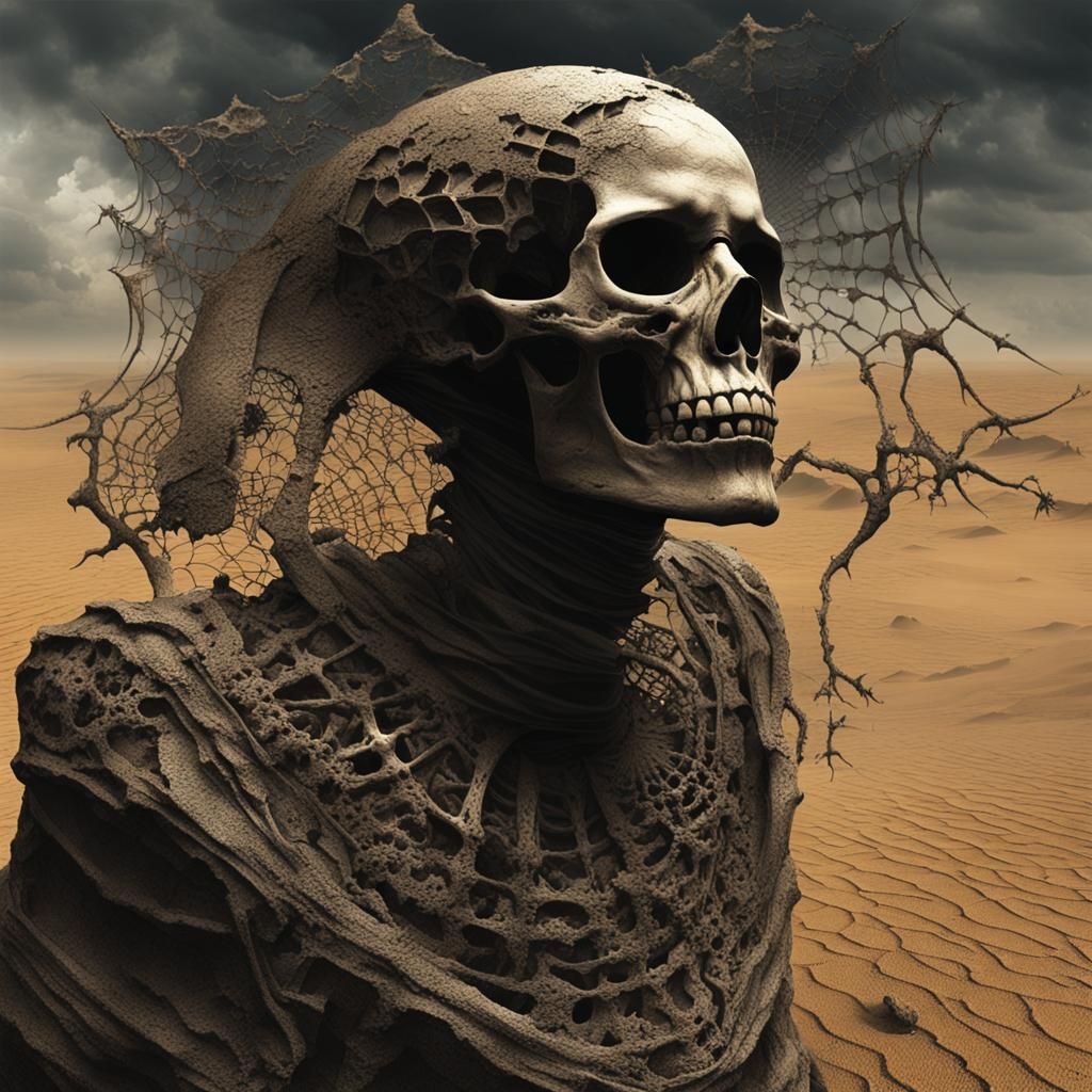 Necropunk Ancient Egypt Post-Apocalyptic Sandstorm