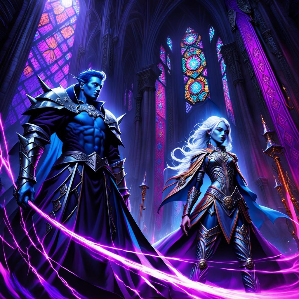 Fantasy Trio in Elaborate Attire