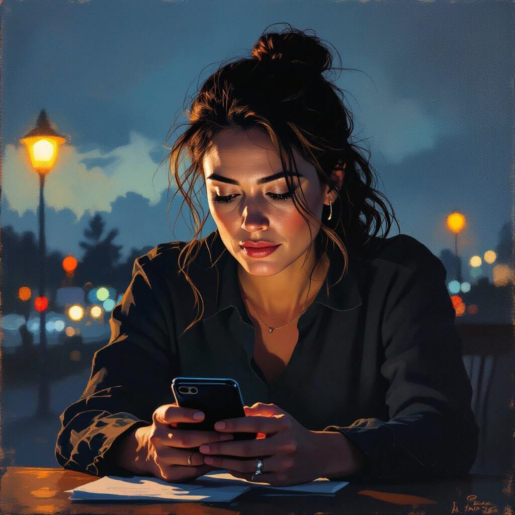 Noeline Taurua's Determined Portrait: Late Night Reflections