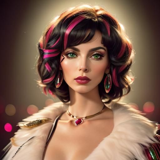 Magnificent Detailed Face with Dynamic Lighting