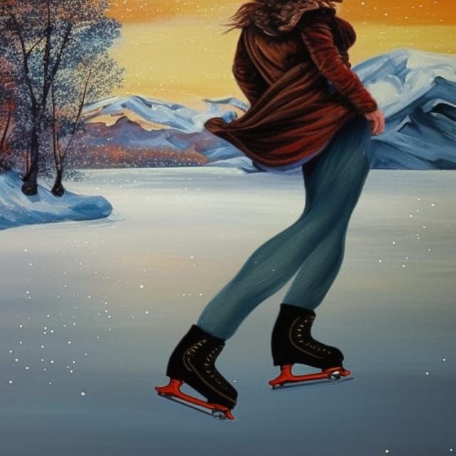 Ice skating