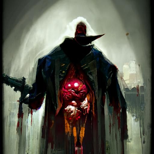 Sinister Blood Blister in Dark Fantasy Style