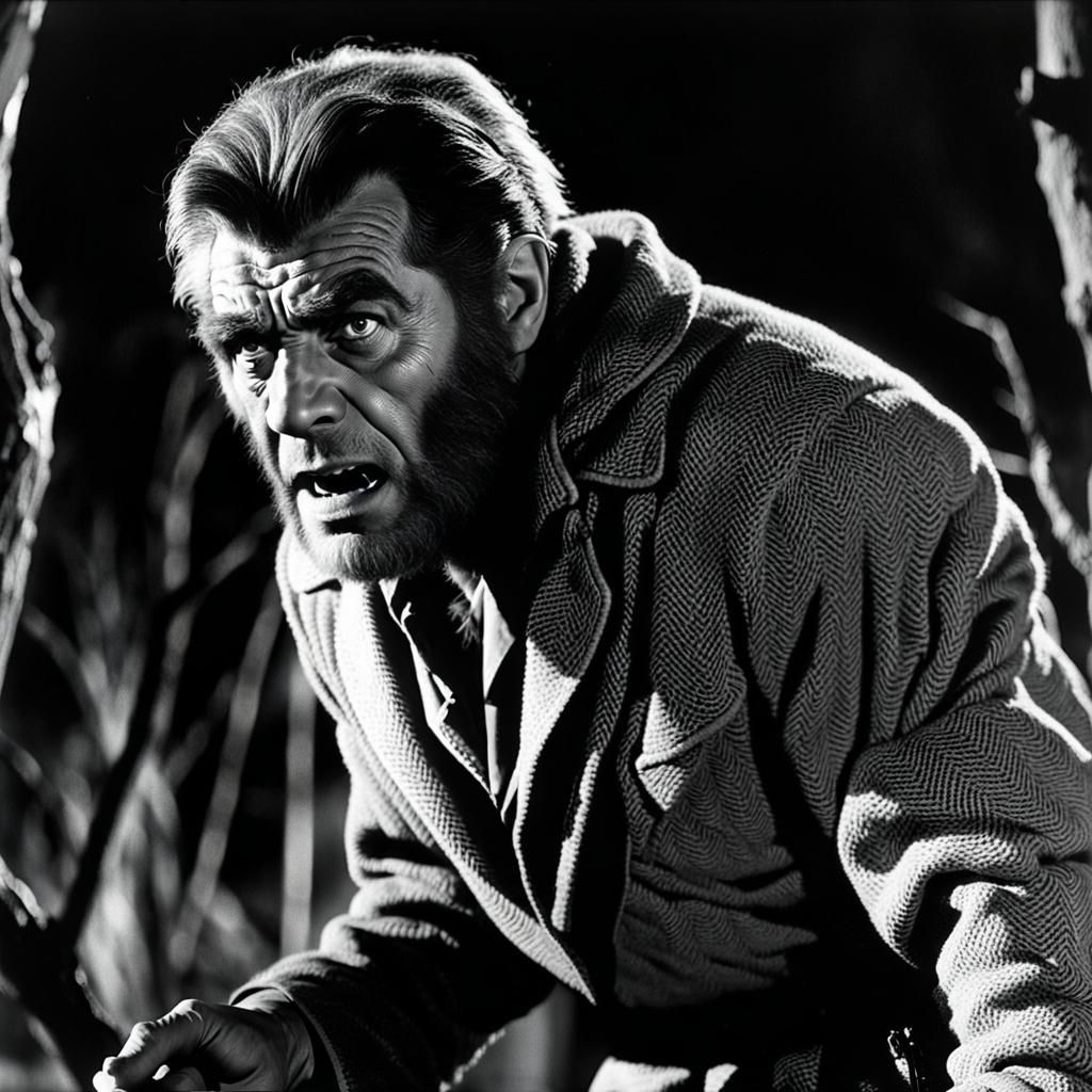 The Wolfman: 1941 Film Inspired Portrait