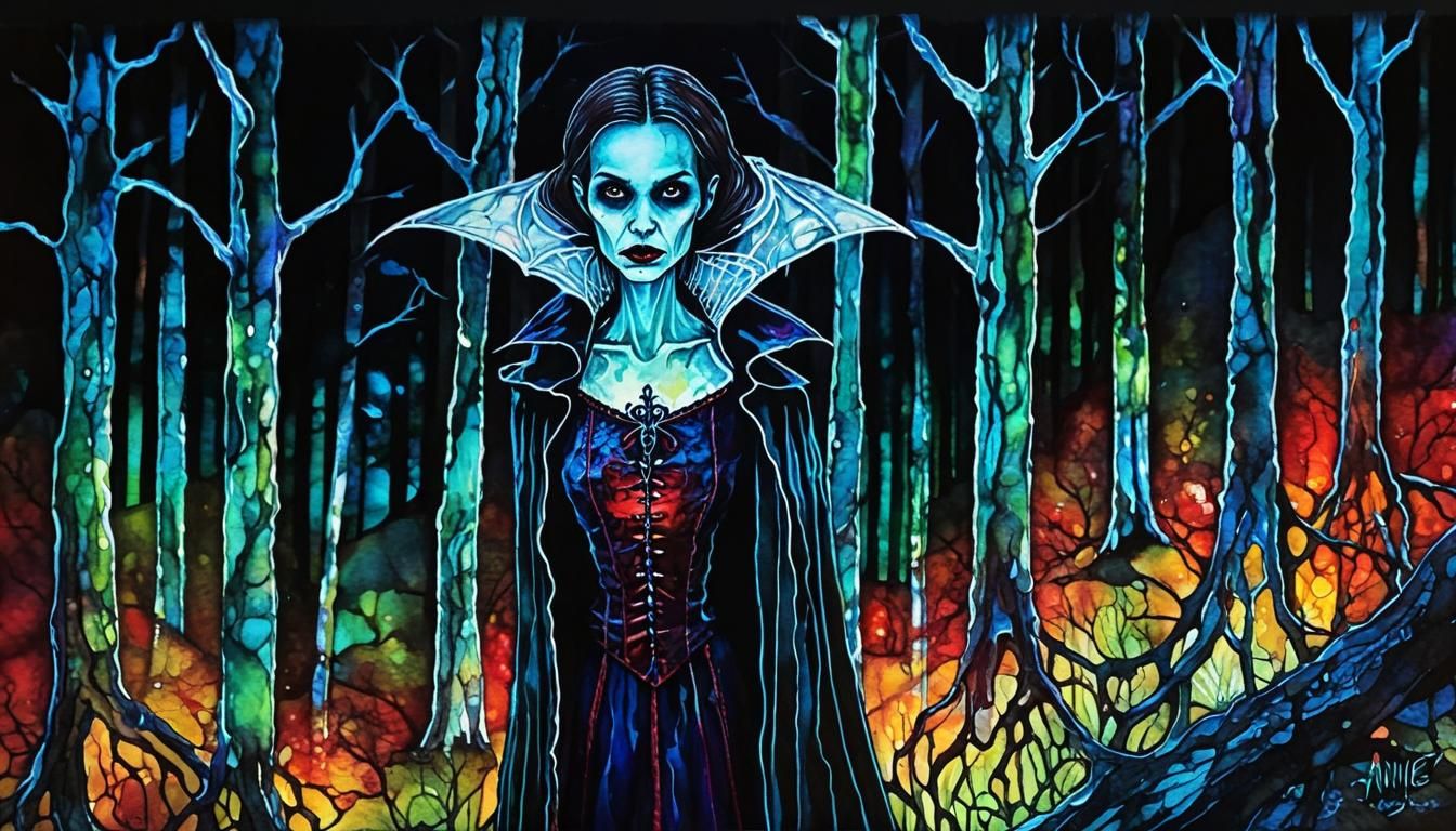 Female vampire wallpaper