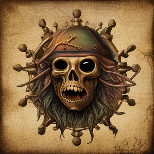 Davy Jones' Ghost Ship in Pirates of the Caribbean