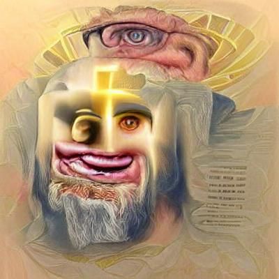 Ethereal Face of a Godlike Being