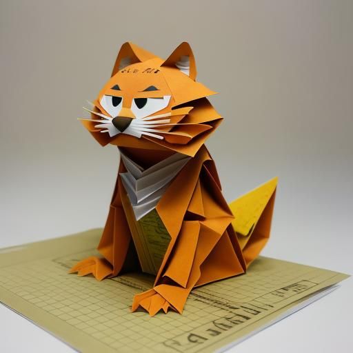 Garfield Wishes Happy Mother's Day: Origami Papercraft