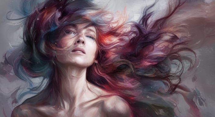 Cosmic Rainbowscape: Hyper-Realistic Digital Illustration