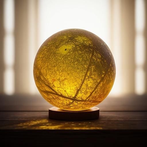 Crystal Orb Macro Photography in Natural Light