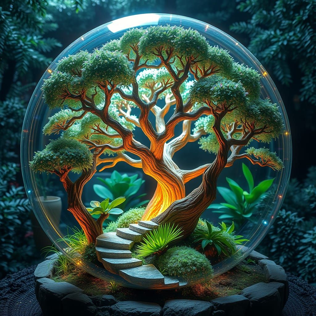 Ethereal Holographic Arboretum