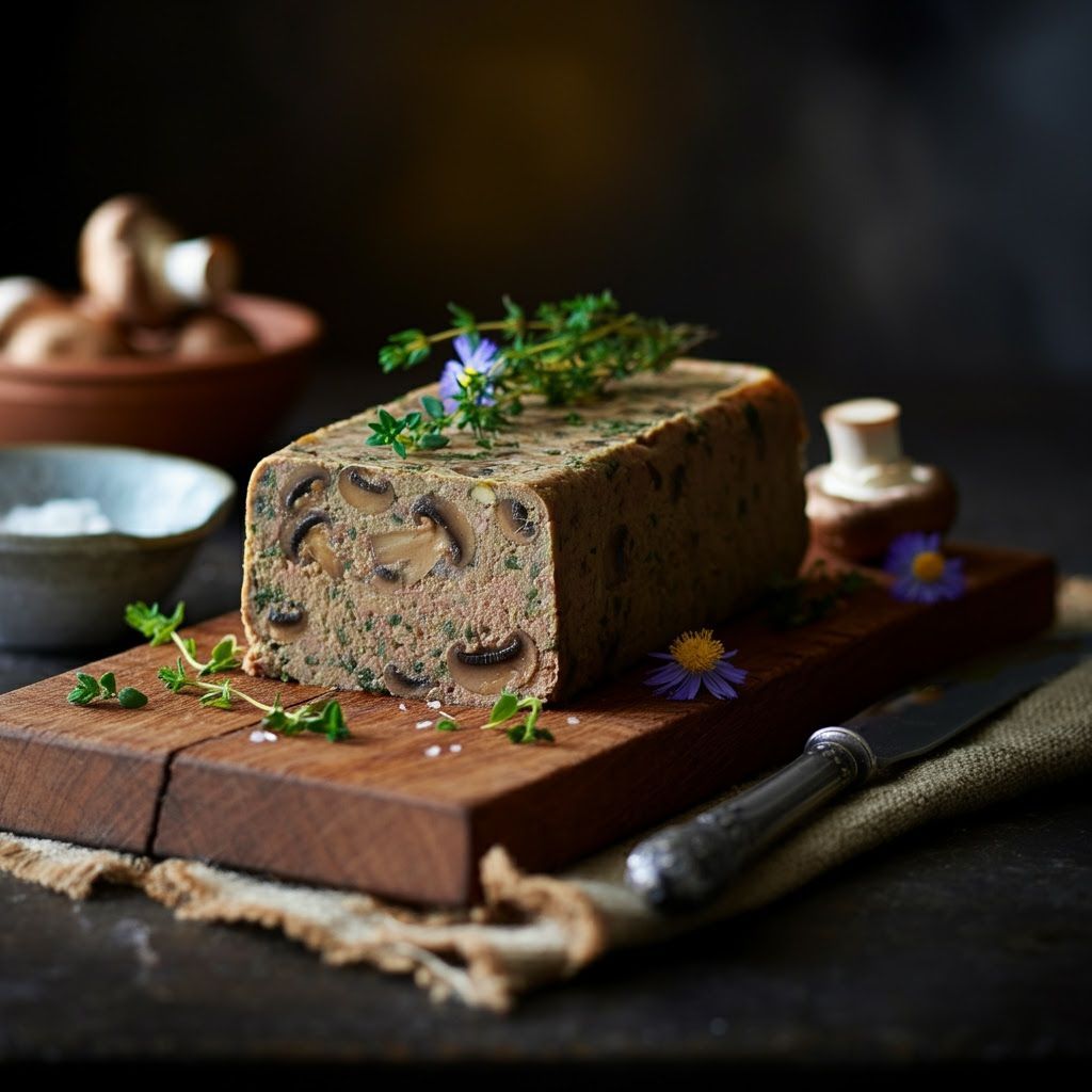 Medieval Mushroom Pâté Still Life with Thyme