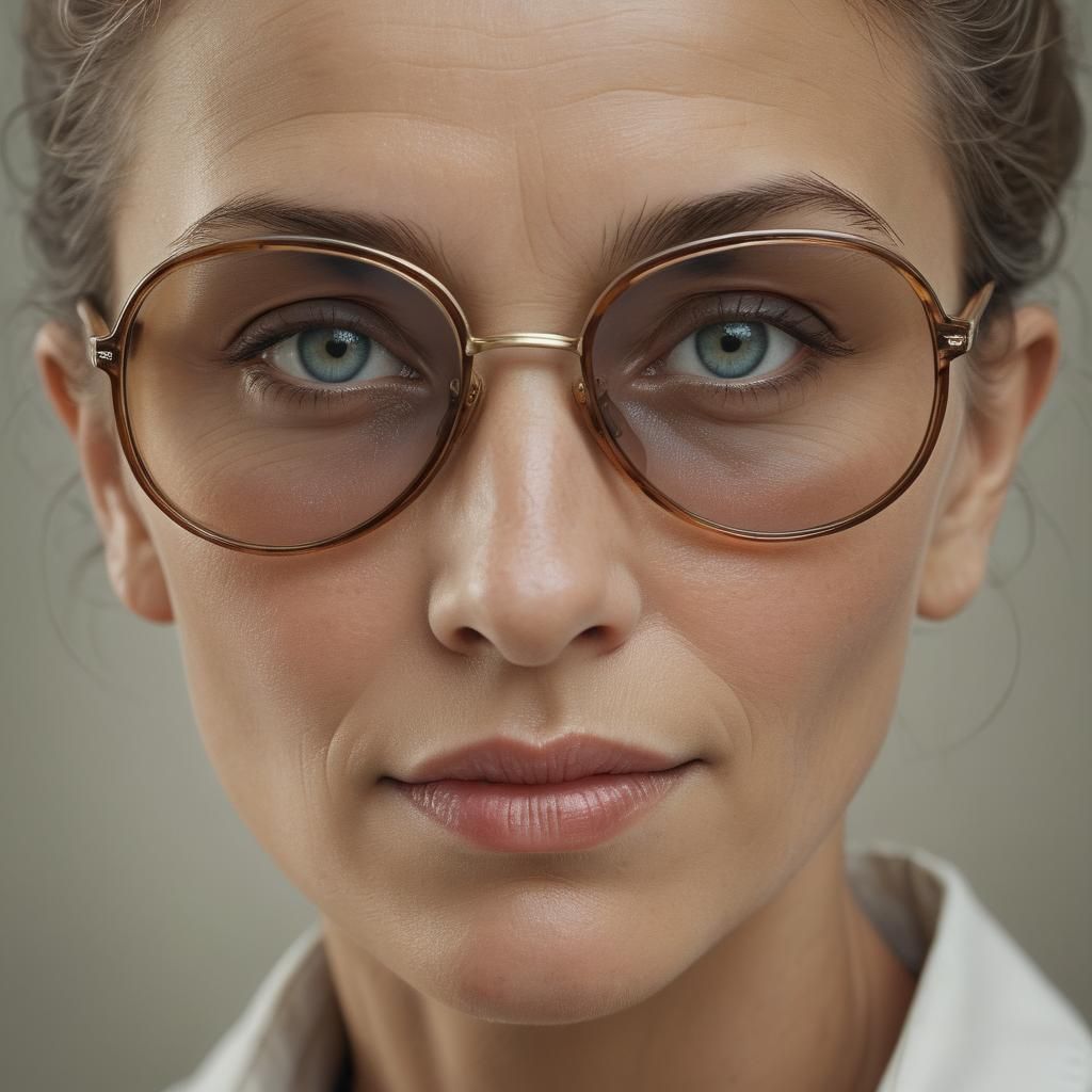 Vintage Woman Portrait in Professional Photography Style