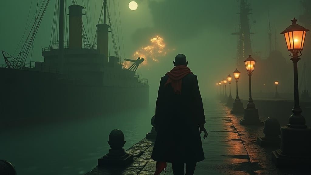 Lucifer in 1940s Shipyard with Zombie Surgeon