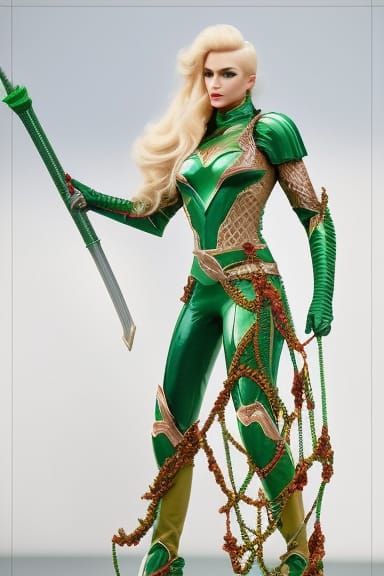 Lady Kelp. "I will drag you down to the fishes."