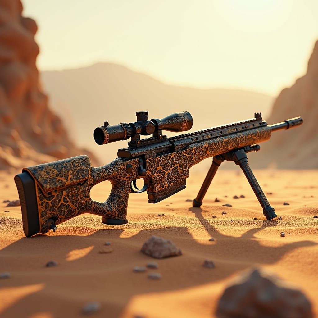 Realistic Desert AWP Skin with Hydra Theme